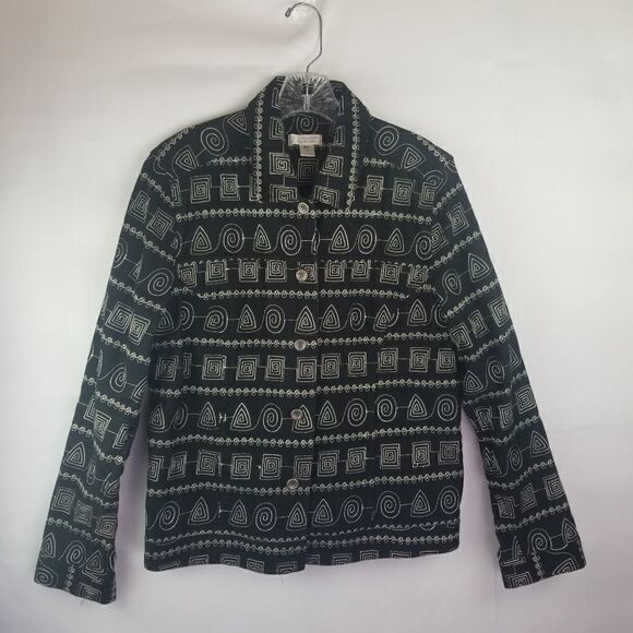 Christopher and Banks Geometric Design Jacket - Picture 5 of 9